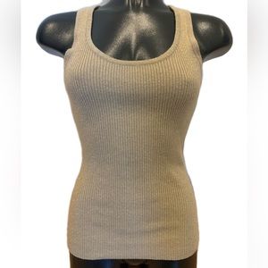 Gold Racer Back Tank Top